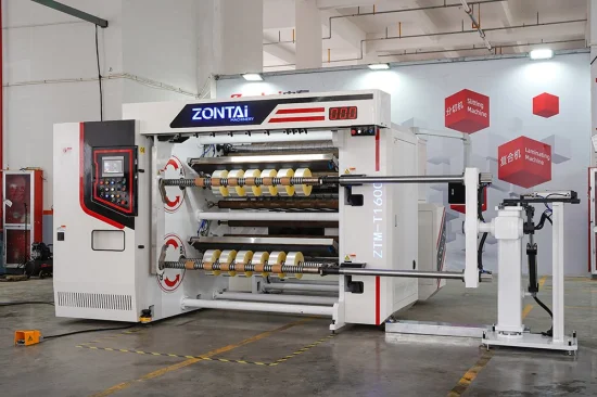 Turret Slitter Rewinder Machine for Flexible Package Plastic Film, Laminating Film, BOPP Film