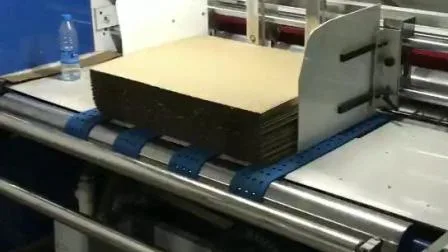 High Speed Servo Semi-Auto Flute Paperboard Laminating Machine