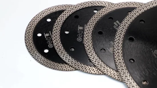 Hot Pressed X Teeth Mesh Spuer Thin Design Turbo Diamond Saw Blade