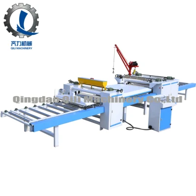 PVC Film Sticking Machine / Paper Laminating on MDF Board Making Machine